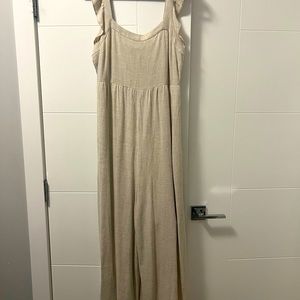 BNWT beige 100%linen jumper size XL